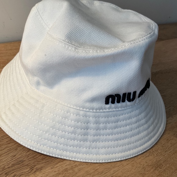 Miu Miu White Bucket Hat M main image 10